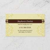 VISITEKAARTJE:: finesse - Stephanie Visitekaartje (Achterkant)