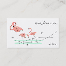 Visitekaartje Flamingo Ocean Trio