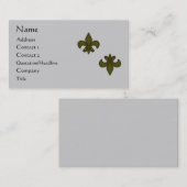 Visitekaartje Fleur de Lis (Voorkant / Achterkant)