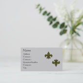 Visitekaartje Fleur de Lis (Staand voorkant)
