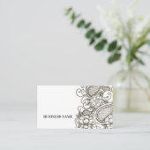 Visitekaartje floraal (Staand voorkant)