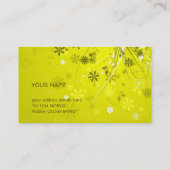 Visitekaartje Floral Design (Achterkant)