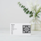 Visitekaartje Floral Design (Staand voorkant)