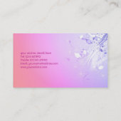 Visitekaartje Floral Design (Achterkant)