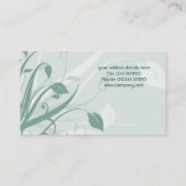 Visitekaartje Floral Design (Achterkant)