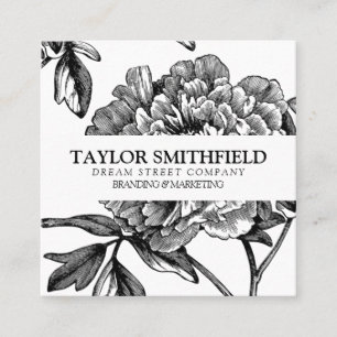  Visitekaartje Floral Fine Line