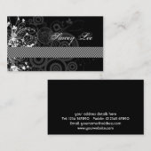 Visitekaartje Floral Grunge (Voorkant / Achterkant)