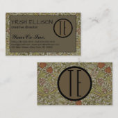 Visitekaartje Floral Soft Custom Sjabloon (Voorkant / Achterkant)