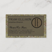 Visitekaartje  Floral Soft Custom Sjabloon (Voorkant)