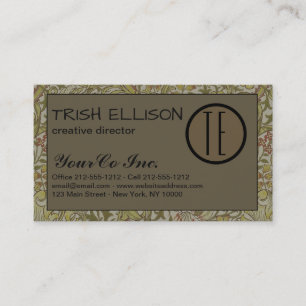 Visitekaartje Floral Soft Custom Sjabloon