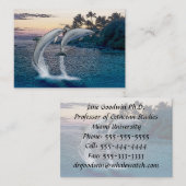 Visitekaartje Florida Dolphins (Voorkant / Achterkant)