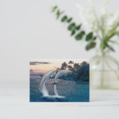 Visitekaartje Florida Dolphins (Staand voorkant)