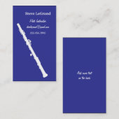 Visitekaartje Flute Instructor (Voorkant / Achterkant)
