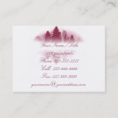 Visitekaartje Foggy Lake (Achterkant)