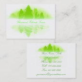 Visitekaartje Foggy Lake (Voorkant / Achterkant)