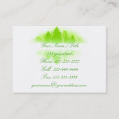 Visitekaartje Foggy Lake (Achterkant)