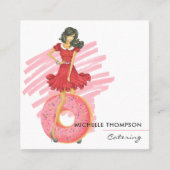 Visitekaartje Food Catering Square (Voorkant)