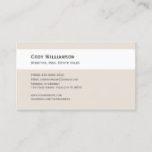 Visitekaartje, foto aanpasbaar voor onroerend goed visitekaartje (Voorkant)