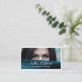 Visitekaartje foto achtergrond voor schoonheidssal (Staand voorkant)