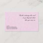 visitekaartje FOTO-sjabloon - Schone professionele (Achterkant)