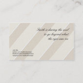 visitekaartje FOTO-sjabloon - Schone professionele (Achterkant)