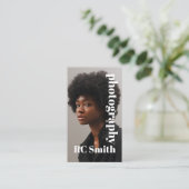 Visitekaartje fotograaf (Staand voorkant)