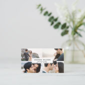 Visitekaartje fotograaf (Staand voorkant)