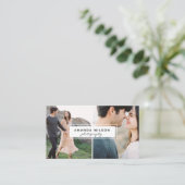 Visitekaartje fotograaf (Staand voorkant)