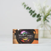 Visitekaartje fotograaf (Staand voorkant)