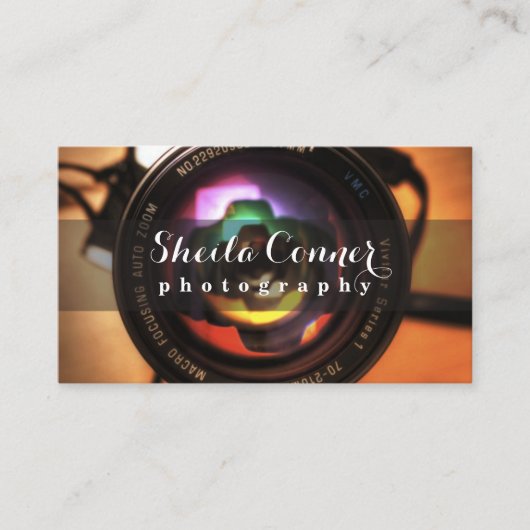 Visitekaartje fotograaf (Voorkant)