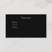 Visitekaartje fotograaf (Achterkant)