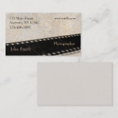 Visitekaartje fotograaf (Voorkant / Achterkant)