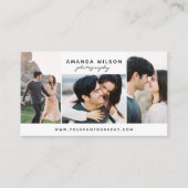 Visitekaartje fotograaf (Voorkant)