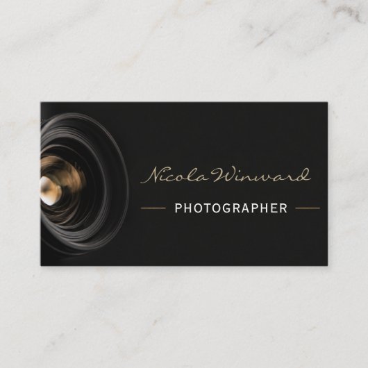 Visitekaartje Fotograaf (Voorkant)