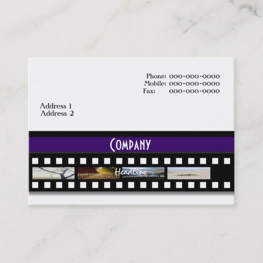 Visitekaartje fotograaf (Voorkant)