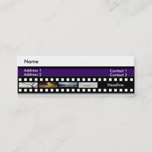 Visitekaartje fotograaf (Voorkant)