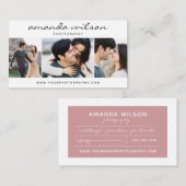 Visitekaartje fotograaf (Voorkant / Achterkant)