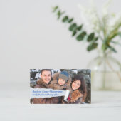 Visitekaartje fotograaf (Staand voorkant)