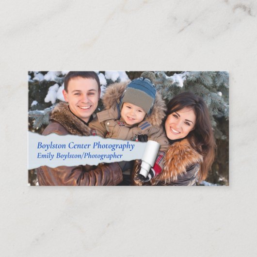 Visitekaartje fotograaf (Voorkant)