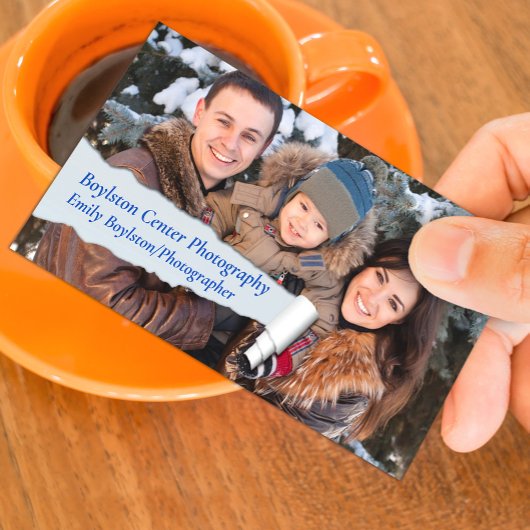 Visitekaartje fotograaf