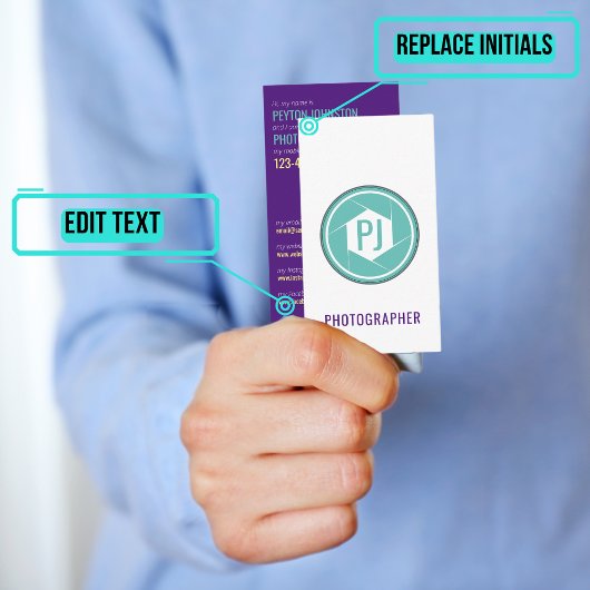 Visitekaartje fotograaf