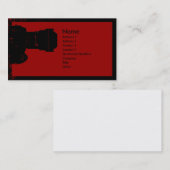 Visitekaartje fotograaf (Voorkant / Achterkant)