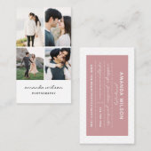 Visitekaartje fotograaf (Voorkant / Achterkant)