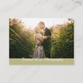 Visitekaartje fotograaf (Voorkant)