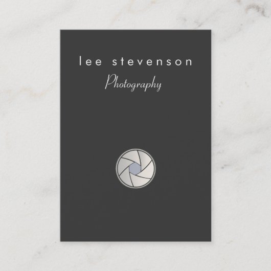 Visitekaartje Fotograaf Chubby (Voorkant)