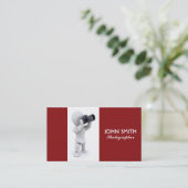 Visitekaartje fotografen (Staand voorkant)