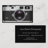 Visitekaartje fotografie (Voorkant / Achterkant)