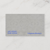 Visitekaartje fotografie (Achterkant)