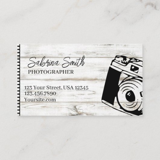 Visitekaartje fotografie (Achterkant)