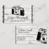 Visitekaartje fotografie (Voorkant / Achterkant)